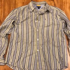 Camisa de vestir rallada